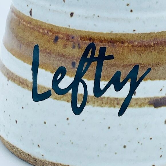 LEFTY Clay in Mind Pottery Studio Art Coffee Tea Mug - Picture 2 of 8